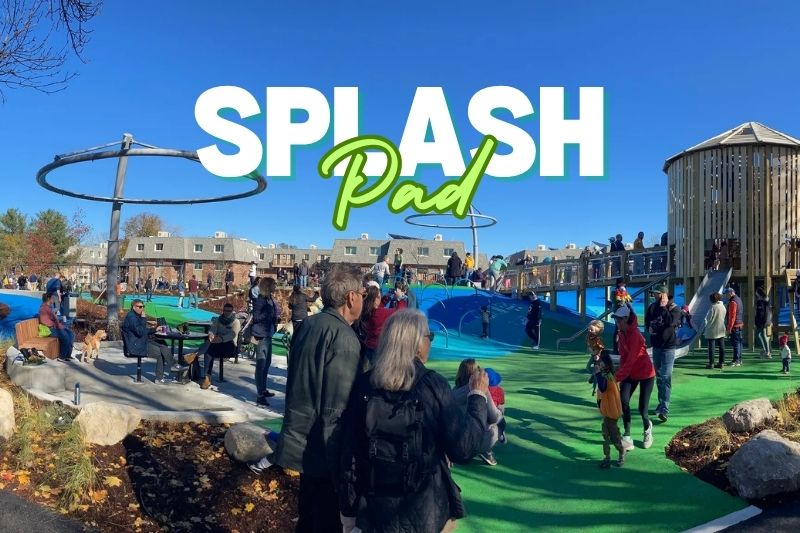 Playground & Splash Pad For Kids In Danehy Park Boston Cambridge